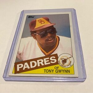 Tony Gwynn 1985 Topps Baseball Card #660 Vintage Collectible